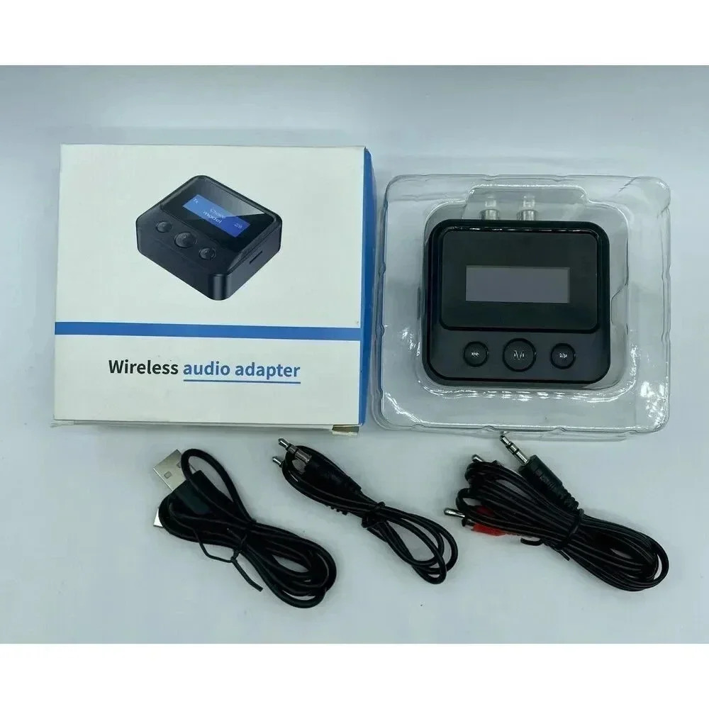 Bluetooth Transmitter Receiver Audio‎ Adapter for Home Stereo Game RCA 3.5mm AUX